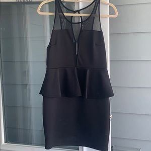Black Peplum dress
